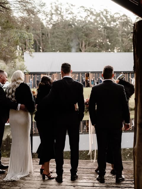 What it looked like —> Moments captured when Kristel and Dave and their wedding party wandered the property for their…
